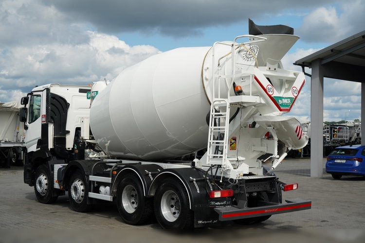 Renault C 430 / 8X4 / BETONOMIESZARKA / GRUSZKA 9 M3 / EURO 6 / OPONY 100% / 2017 ROK zdjęcie 8