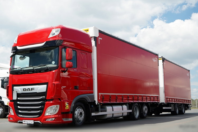 DAF XF 480 / ZESTAW TANDEM 120 M3 / PRZEJAZDOWY / WIELTON / MEGA / SSC / OS PODNOSZONA / PO  KONTRAKCIE SERWISOWYM / 2021 / zdjęcie 4