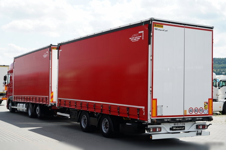 DAF XF 480 / ZESTAW TANDEM 120 M3 / PRZEJAZDOWY / WIELTON / MEGA / SSC / OS PODNOSZONA / PO  KONTRAKCIE SERWISOWYM / 2021 / zdjęcie 7