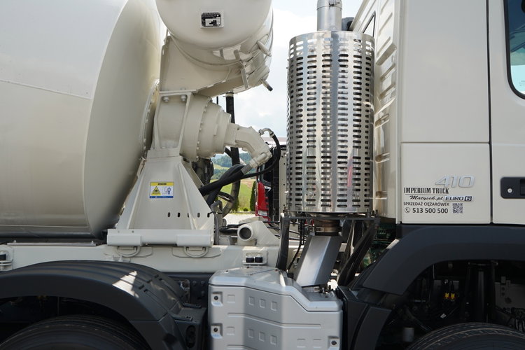 Volvo FMX 410 / 8x4 / GRUSZKA 9m3 / BETONOMIESZARKA / LIEBHERR / ALUFELGI / EURO 6 zdjęcie 16