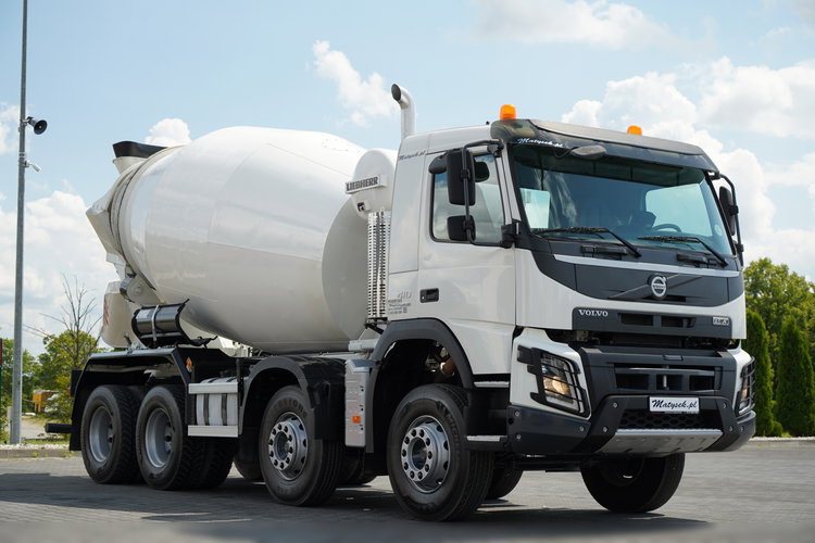 Volvo FMX 410 / 8x4 / GRUSZKA 9m3 / BETONOMIESZARKA / LIEBHERR / ALUFELGI / EURO 6 zdjęcie 1