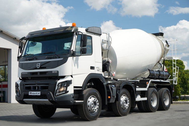 Volvo FMX 410 / 8x4 / GRUSZKA 9m3 / BETONOMIESZARKA / LIEBHERR / ALUFELGI / EURO 6 zdjęcie 3