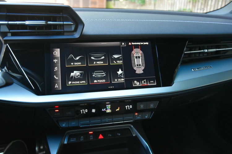 Audi S3 Quattro 2.0 TFSi 310KM 2020r. Polski SALON Matrix Virtual Radar42tkm zdjęcie 20