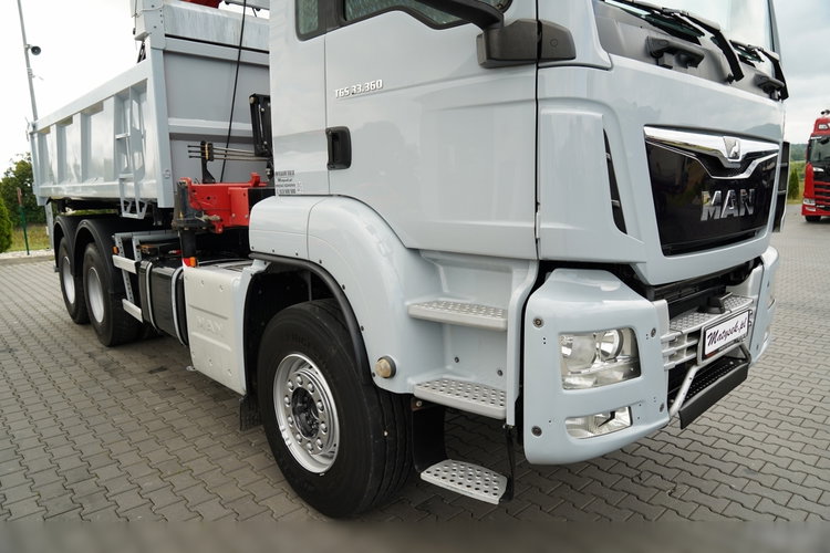 MAN TGS 33.360 / 6x4 / WYWROTKA + HDS HMF 1820 K-RC / wysów 10m / HYDROBURTA / CHWYTAK / NAVI / UAL / SPROWADZONY  zdjęcie 17