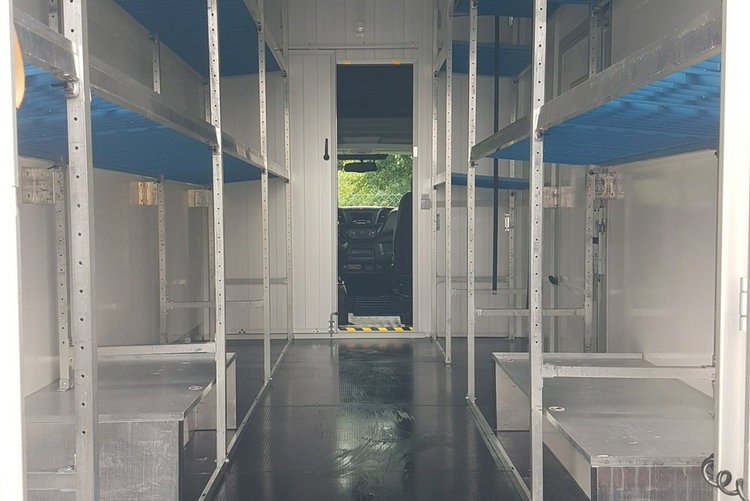 Iveco Daily KONTENER NISKOPODŁOGOWY 4.43x2.23x2.42 SKLEP BAR FOODTRUCK KAMPER AC zdjęcie 18