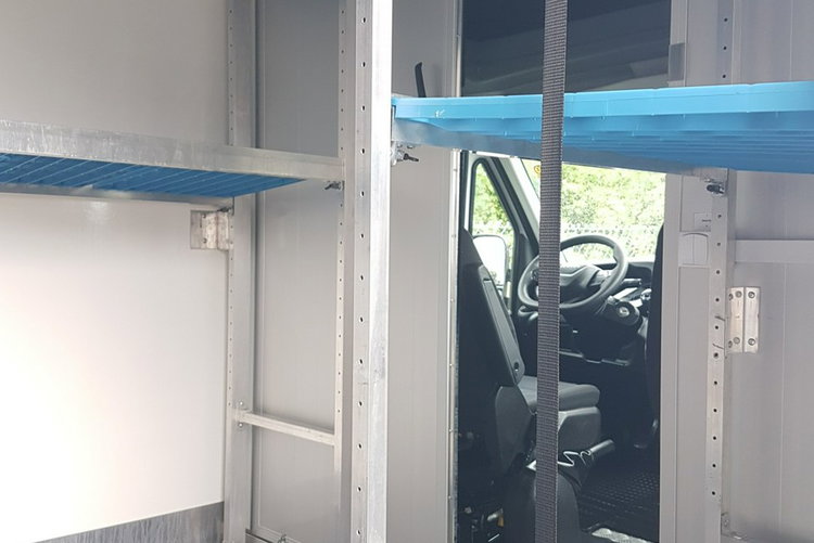 Iveco Daily KONTENER NISKOPODŁOGOWY 4.43x2.23x2.42 SKLEP BAR FOODTRUCK KAMPER AC zdjęcie 33