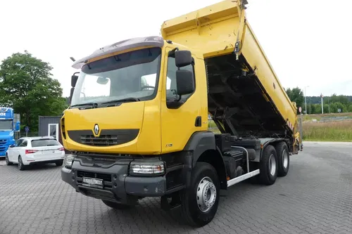 Renault KERAX 370DXI / 6x4 / WYWROTKA / HYDROBURTA / MANUAL /