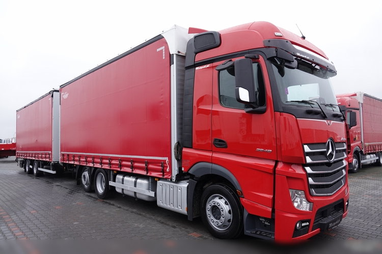Mercedes -BENZ ACTROS 2548 / ZESTAW TANDEM 120 M3 / PRZEJAZDOWY / KLIMA POSTOJOWA / BIG SPACE / PO ZŁOTYM KONTRAKCIE SERWISOWYM / zdjęcie 11