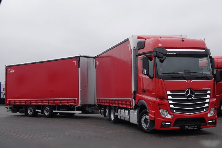 Mercedes -BENZ ACTROS 2548 / ZESTAW TANDEM 120 M3 / PRZEJAZDOWY / KLIMA POSTOJOWA / BIG SPACE / PO ZŁOTYM KONTRAKCIE SERWISOWYM / zdjęcie 3