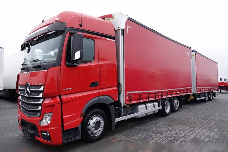 Mercedes -BENZ ACTROS 2548 / ZESTAW TANDEM 120 M3 / PRZEJAZDOWY / KLIMA POSTOJOWA / BIG SPACE / PO ZŁOTYM KONTRAKCIE SERWISOWYM / zdjęcie 6