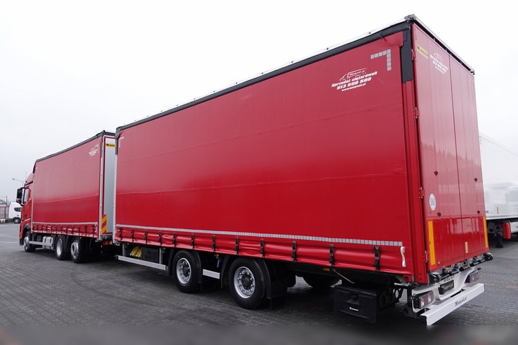 Mercedes -BENZ ACTROS 2548 / ZESTAW TANDEM 120 M3 / PRZEJAZDOWY / KLIMA POSTOJOWA / BIG SPACE / PO ZŁOTYM KONTRAKCIE SERWISOWYM / zdjęcie 7