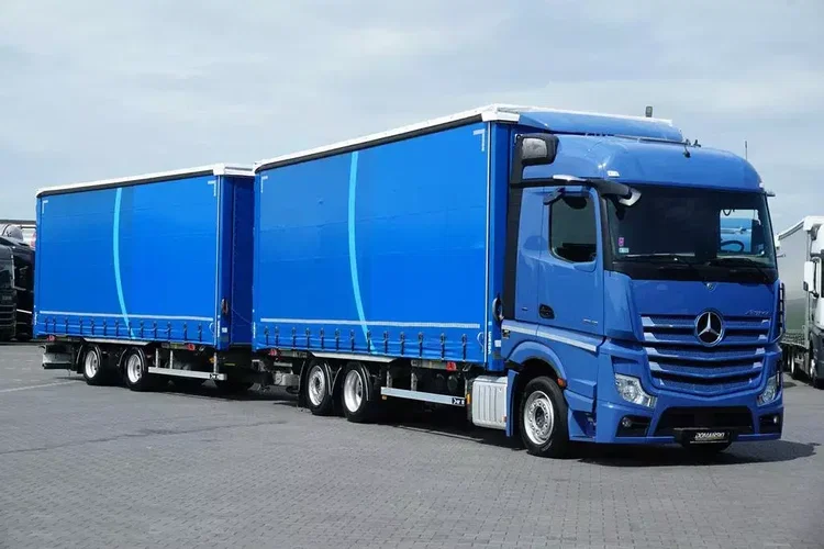 Mercedes ACTROS / 2545 / ACC / E 6 / MP 5 / ZESTAW PRZESTRZENNY 120 M 3 / BDF 2 X 7.82 M zdjęcie 2