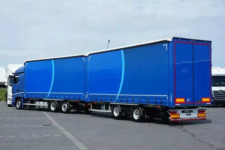 Mercedes ACTROS / 2545 / ACC / E 6 / MP 5 / ZESTAW PRZESTRZENNY 120 M 3 / BDF 2 X 7.82 M zdjęcie 6