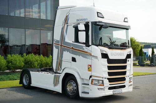 Scania S 500 / RETARDER / CAŁA NA PODUSZKACH / SPROWADZONA / PO KONTRAKCIE SERWISOWYM