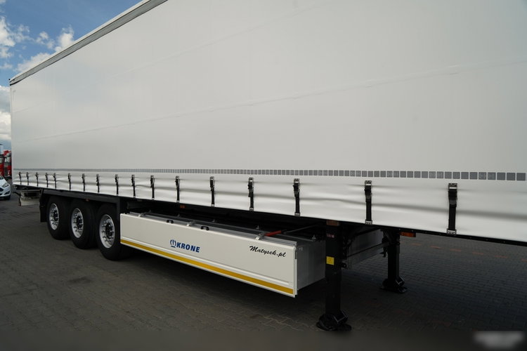 Krone FIRANKA / STANDARD / 2021 ROK / KOSZ NA PALETY / 2 OSIE PODNOSZONE / SPROWADZONA zdjęcie 9