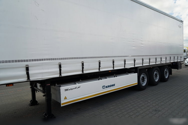 Krone FIRANKA / STANDARD / 2021 ROK / KOSZ NA PALETY / 2 OSIE PODNOSZONE / SPROWADZONA zdjęcie 10