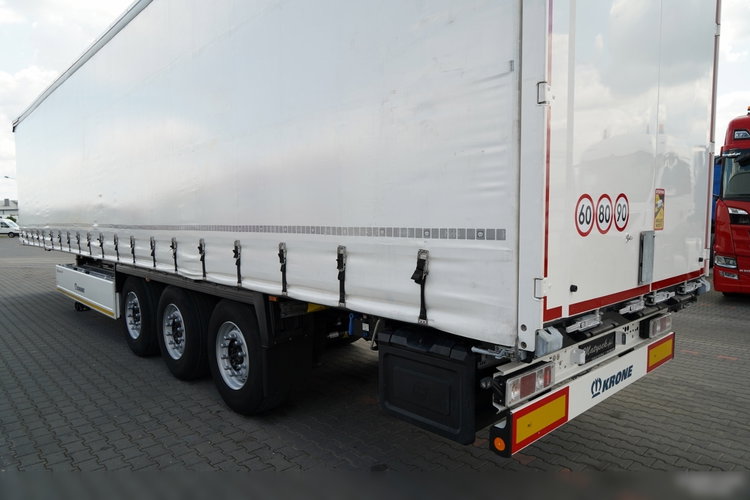 Krone FIRANKA / STANDARD / 2021 ROK / KOSZ NA PALETY / 2 OSIE PODNOSZONE / SPROWADZONA zdjęcie 11