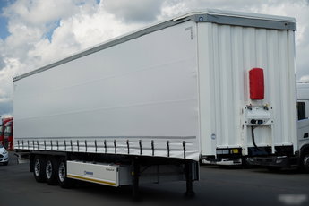 Krone FIRANKA / STANDARD / 2021 ROK / KOSZ NA PALETY / 2 OSIE PODNOSZONE / SPROWADZONA