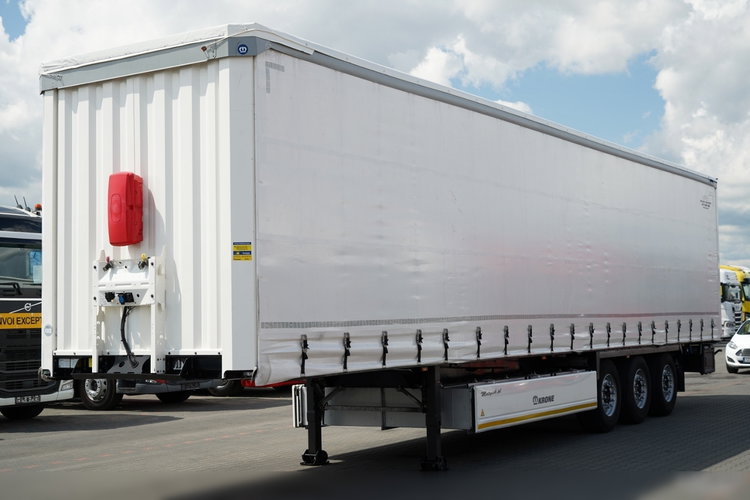 Krone FIRANKA / STANDARD / 2021 ROK / KOSZ NA PALETY / 2 OSIE PODNOSZONE / SPROWADZONA zdjęcie 3