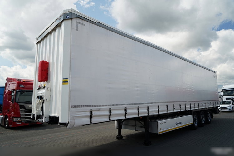 Krone FIRANKA / STANDARD / 2021 ROK / KOSZ NA PALETY / 2 OSIE PODNOSZONE / SPROWADZONA zdjęcie 4