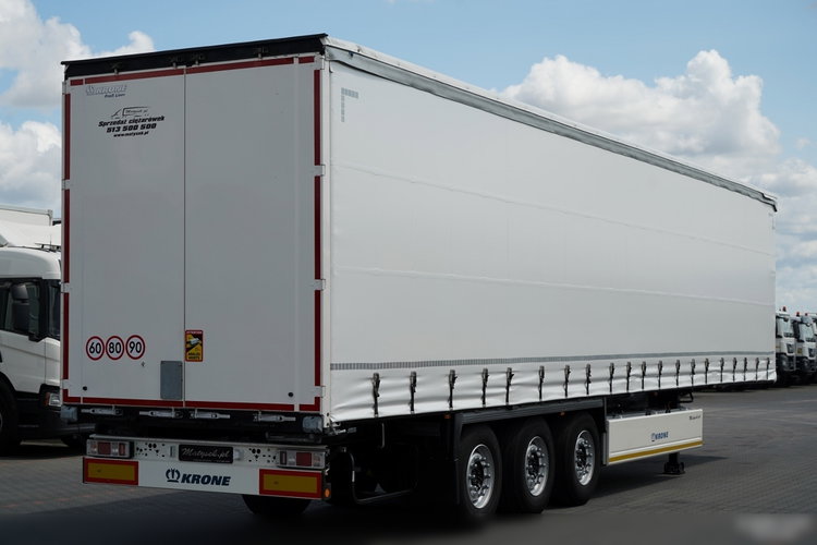 Krone FIRANKA / STANDARD / 2021 ROK / KOSZ NA PALETY / 2 OSIE PODNOSZONE / SPROWADZONA zdjęcie 8