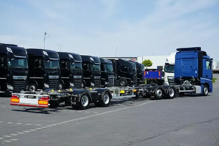 Mercedes ACTROS / 2545 / ACC / E 6 / MP 5 / ZESTAW MEGA / BDF 2 X 7.82 M zdjęcie 5