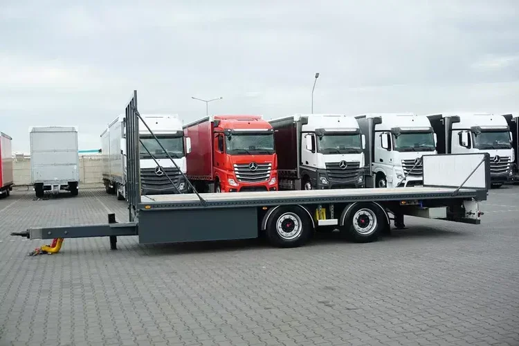 Fruehauf TANDEM / PLATFORMA / DŁ. 7.3 M zdjęcie 3