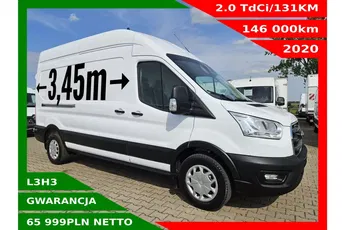 Ford transit L3H3 65999zł NETTO 2.0TdCi/131KM