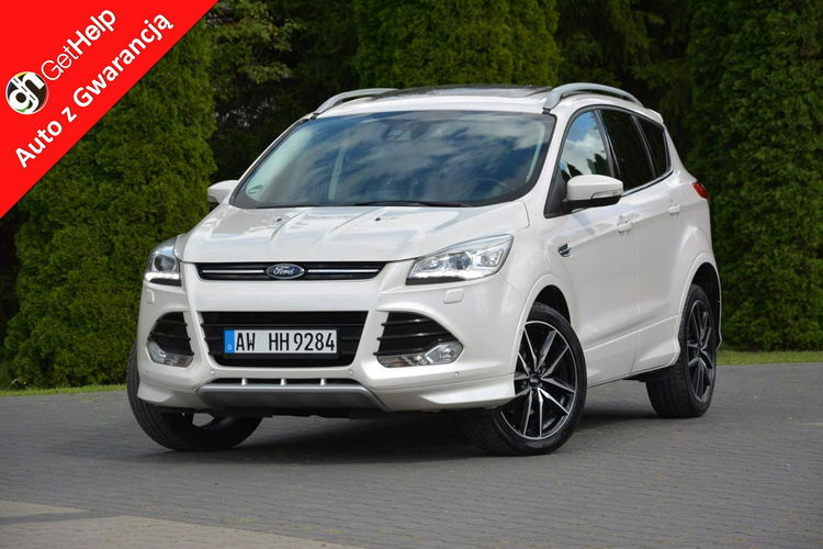 Ford Kuga Individual Biała perła Skóry Panorama Ledy Navi Tablet el.fotele zdjęcie 1