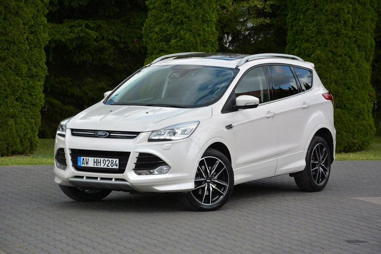 Ford Kuga Individual Biała perła Skóry Panorama Ledy Navi Tablet el.fotele zdjęcie 2