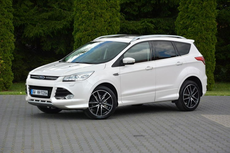Ford Kuga Individual Biała perła Skóry Panorama Ledy Navi Tablet el.fotele zdjęcie 3