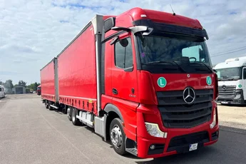 Mercedes ACTROS 2545 MP5 euro6 6x2 jumbo zestaw 120m 38palet