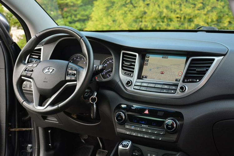 Hyundai Tucson Ledy Duża Navi Kamera Asystent Pasa Grz. Kierownica Parktronic Aso zdjęcie 21
