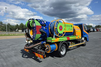 Mitsubishi ROM SMART COMBI WUKO GORĄCA WODA DO CZYSZCZENIA KANAŁÓW WUKO asenizacyjny separator beczka odpady czyszczenie kanalizacja EUR6