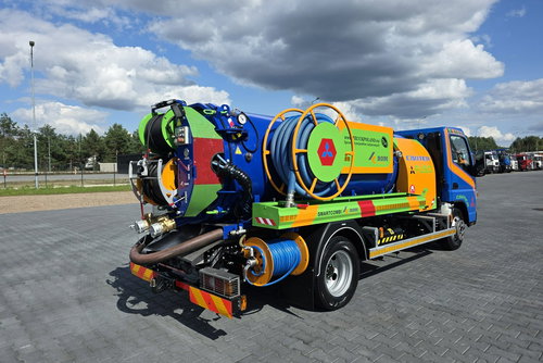 Mitsubishi ROM SMART COMBI WUKO GORĄCA WODA DO CZYSZCZENIA KANAŁÓW WUKO asenizacyjny separator beczka odpady czyszczenie kanalizacja EUR6
