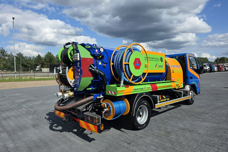 Mitsubishi ROM SMART COMBI WUKO GORĄCA WODA DO CZYSZCZENIA KANAŁÓW WUKO asenizacyjny separator beczka odpady czyszczenie kanalizacja EUR6 zdjęcie 1