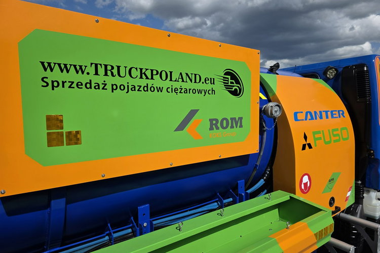 Mitsubishi ROM SMART COMBI WUKO GORĄCA WODA DO CZYSZCZENIA KANAŁÓW WUKO asenizacyjny separator beczka odpady czyszczenie kanalizacja EUR6 zdjęcie 21