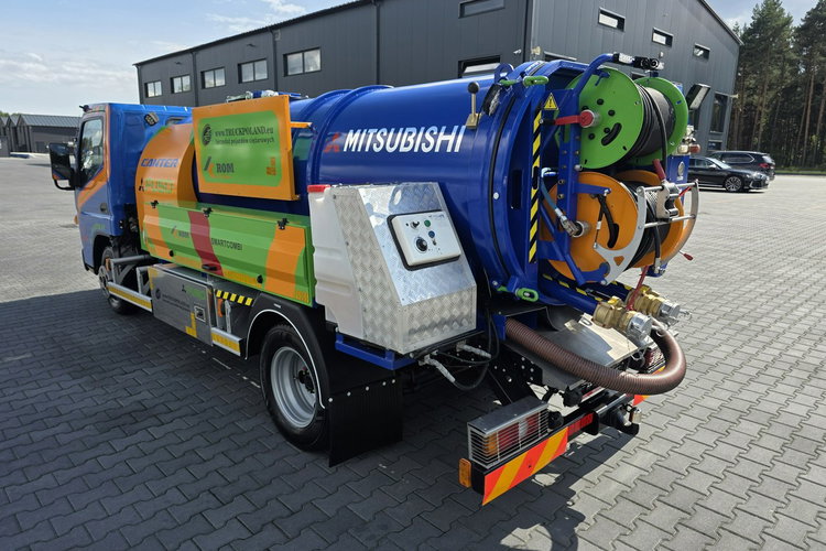 Mitsubishi ROM SMART COMBI WUKO GORĄCA WODA DO CZYSZCZENIA KANAŁÓW WUKO asenizacyjny separator beczka odpady czyszczenie kanalizacja EUR6 zdjęcie 5