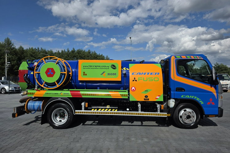 Mitsubishi ROM SMART COMBI WUKO GORĄCA WODA DO CZYSZCZENIA KANAŁÓW WUKO asenizacyjny separator beczka odpady czyszczenie kanalizacja EUR6 zdjęcie 6