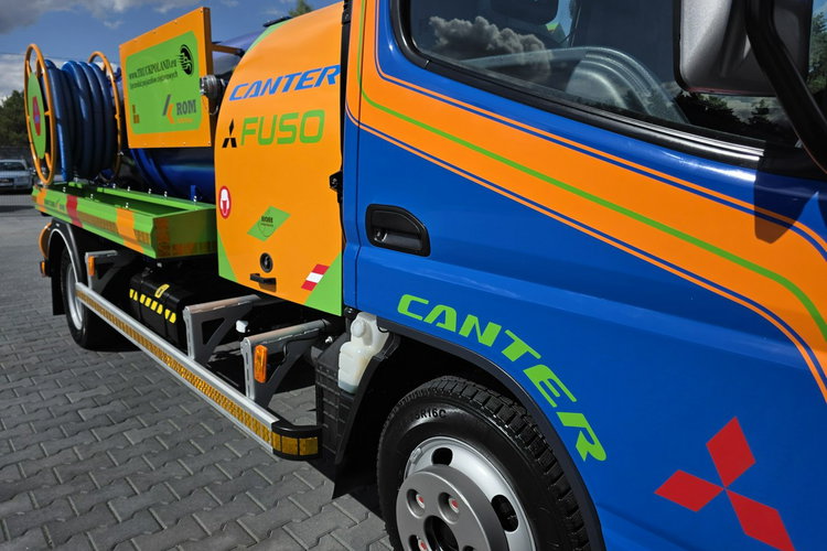 Mitsubishi ROM SMART COMBI WUKO GORĄCA WODA DO CZYSZCZENIA KANAŁÓW WUKO asenizacyjny separator beczka odpady czyszczenie kanalizacja EUR6 zdjęcie 7