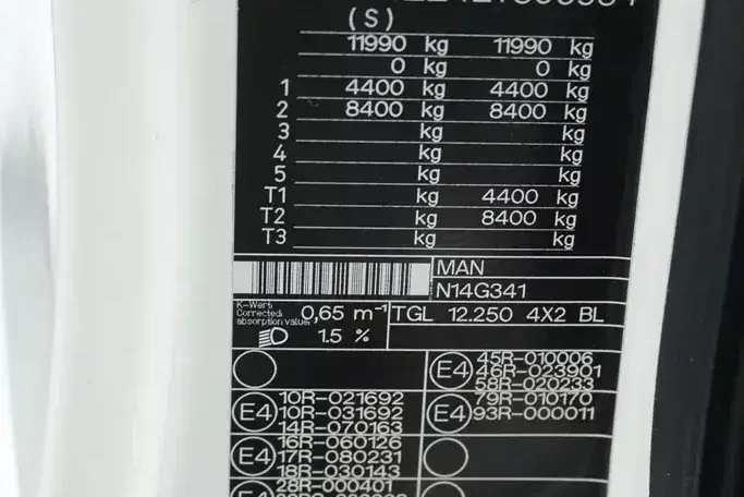 MAN TGL / 12.250 / SKRZYNIOWY + HDS / FASSI F 65 / PILOT zdjęcie 11