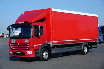 Mercedes ATEGO / 1527 / ACC / E 6 / BURTO - FIRANKA + WINDA / 18 PALET / ŁAD. 7880 KG