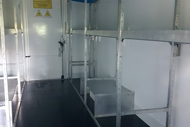 Iveco Daily KONTENER NISKOPODŁOGOWY 4.43x2.23x2.42 SKLEP BAR FOODTRUCK KAMPER AC zdjęcie 35