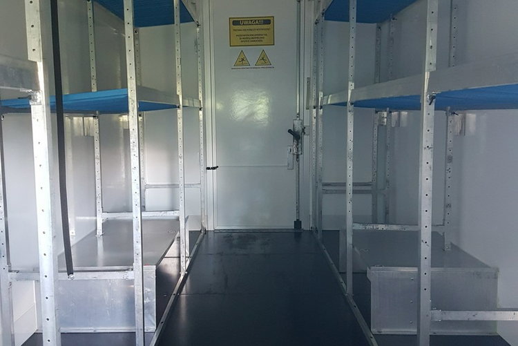 Iveco Daily KONTENER NISKOPODŁOGOWY 4.43x2.23x2.42 SKLEP BAR FOODTRUCK KAMPER AC zdjęcie 34