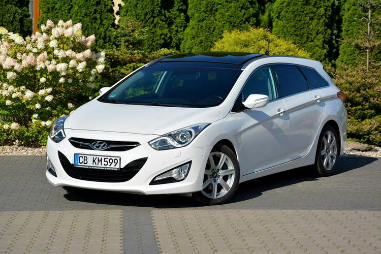 Hyundai i40 Lift Premium Skóry bi-Xenon Ledy Panorama Navi Wentylacja EL.Klapa zdjęcie 2