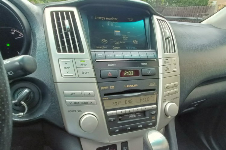 Lexus RX 400h , Président. 4x4 , hybryda, skóra , szyber., bezwypadkowy, st.bdb zdjęcie 31