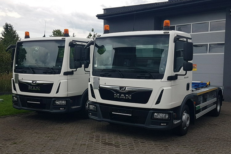 TGL 12.220 HAKOWIEC POD KONTENERY SKIBICKI 4x2 KLIMA DO KONTENERÓW MANUAL 12T POD KONTENER zdjęcie 31