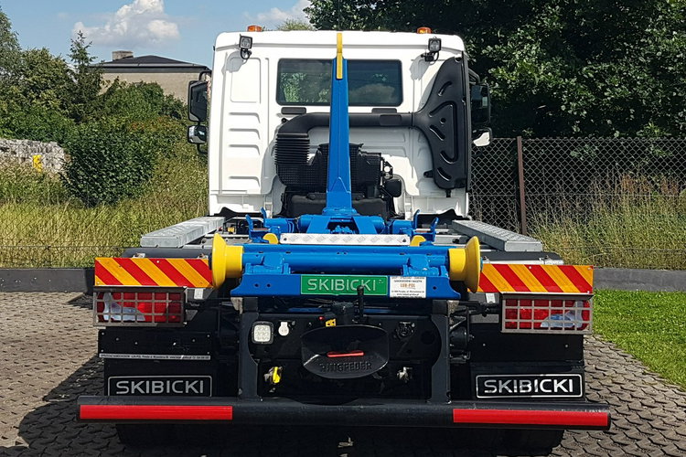 TGL 12.220 HAKOWIEC POD KONTENERY SKIBICKI 4x2 KLIMA DO KONTENERÓW MANUAL 12T POD KONTENER zdjęcie 5