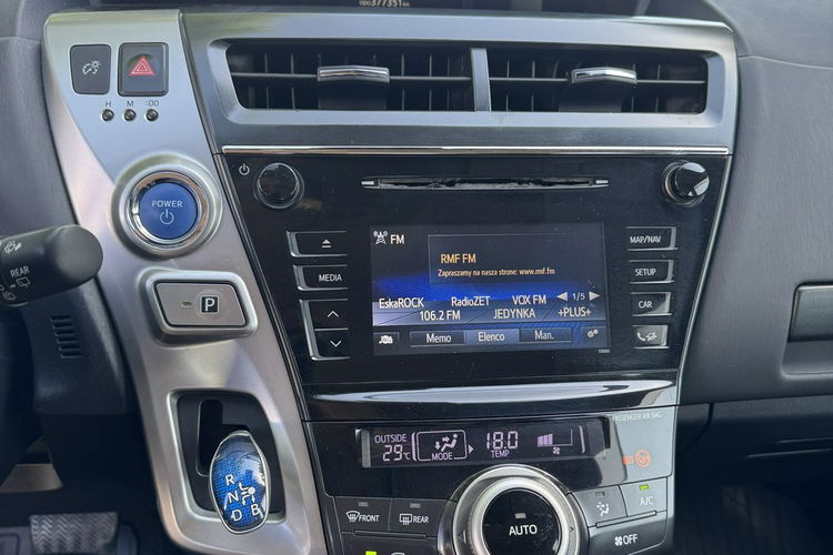 Toyota Prius+ 1.8 HSD 136KM Hand free 7 osobowy Bezwypadkowy zdjęcie 12
