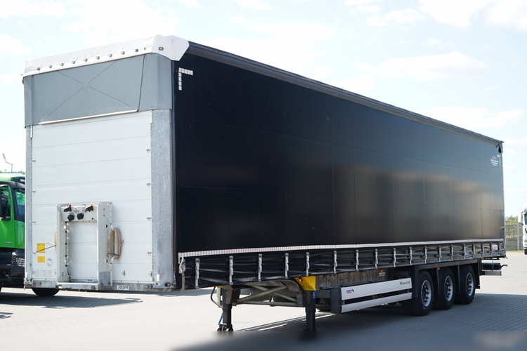 Schmitz / FIRANKA / MEGA / MULDA DO STALI - 9 M / BDE - ROZCZEPIANE ROZSUWANE SŁUPKI / LOWDECK / OŚ PODNOSZONA / 2022 ROK / zdjęcie 3